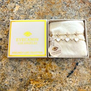 NEW Eye Candy 2 Gold Adjustable Bracelet Set